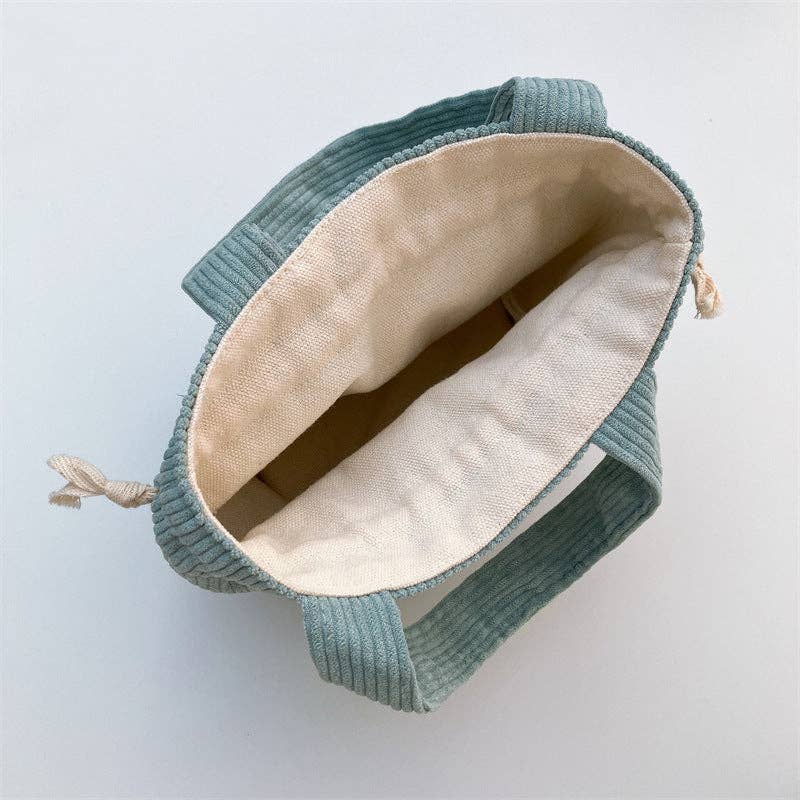 Funkyrel - Corduroy Drawstring Handheld Storage Bag