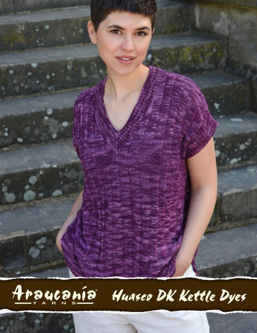 Araucania Huasco DK Kettle Dyes - Bogota Slipover Pattern