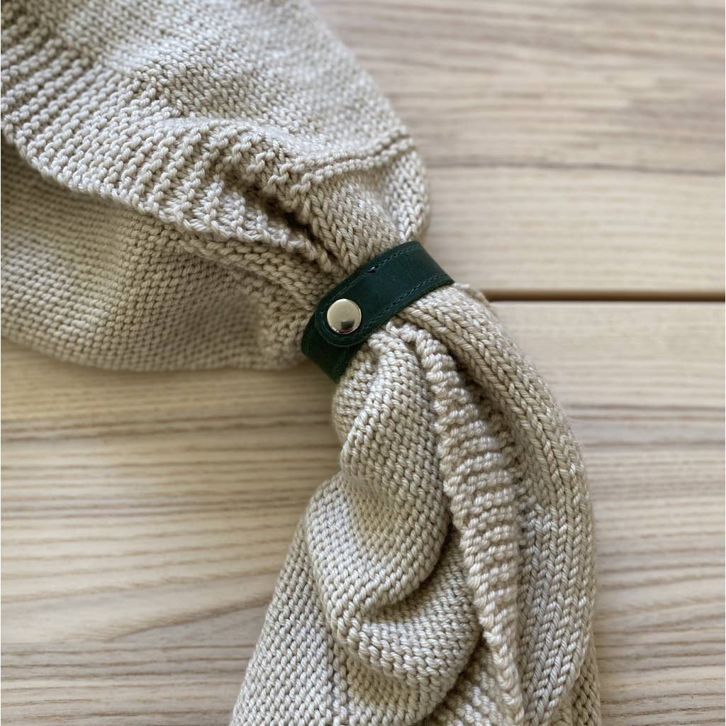 Leather Snap Shawl Cuff
