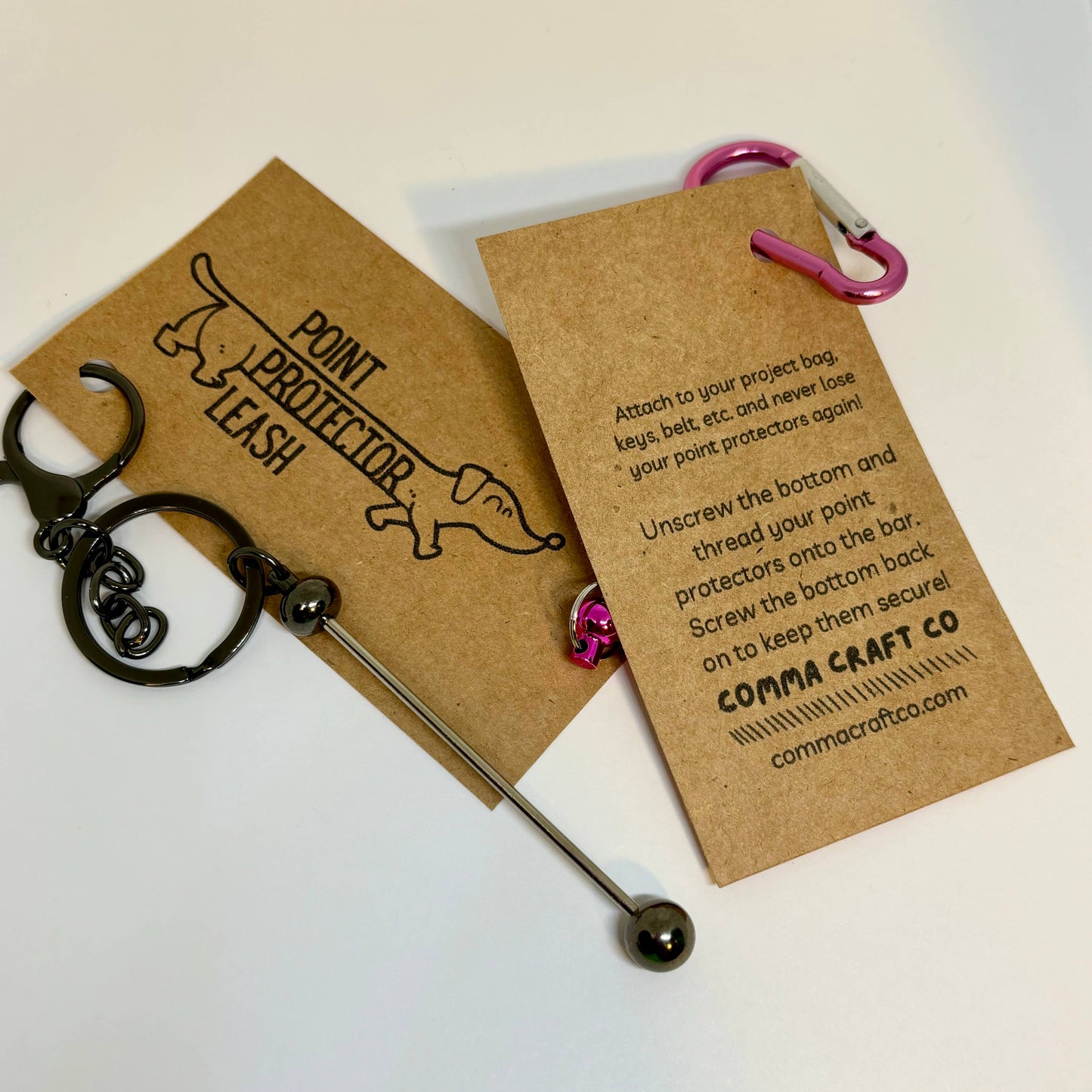 Knitting Keychain - Point Protector Leash - Notions for Bag