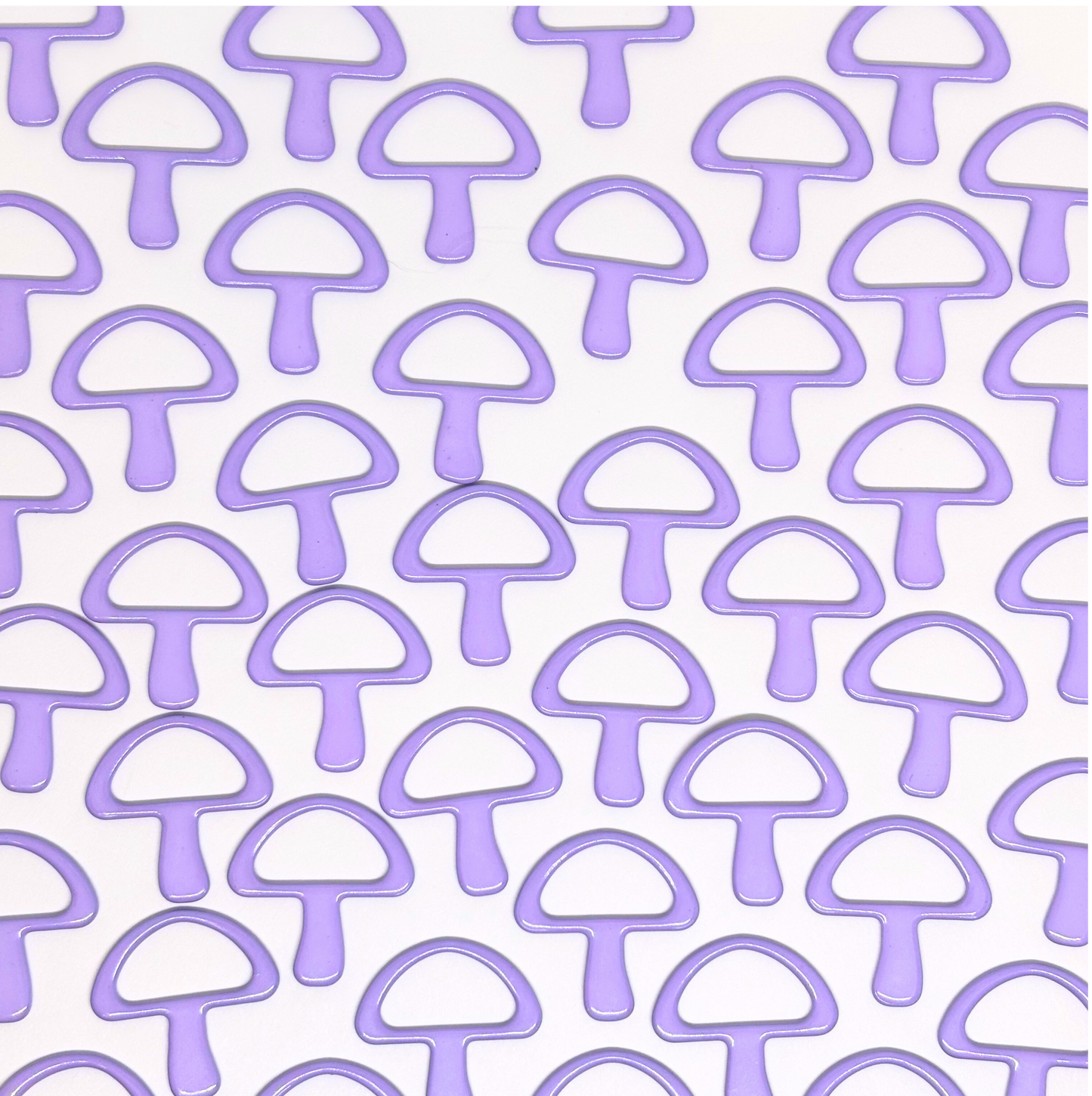 Mushroom Knitting Stitch Marker Snag Free LAVENDER