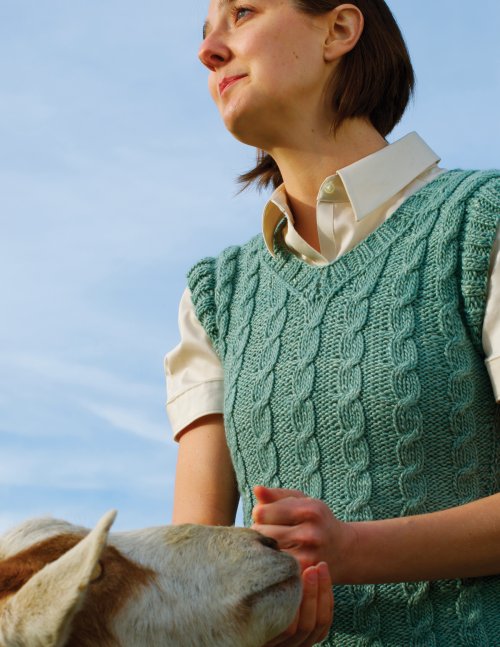 Juniper Moon Farm Moonshine - Calliope vest pattern