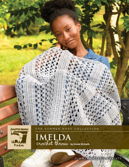 Juniper Moon Farm Zooey - Imelda Crochet Throw Pattern