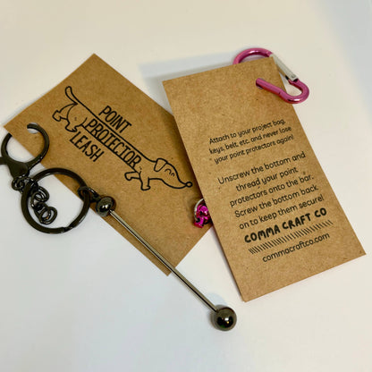 Knitting Keychain - Point Protector Leash - Notions for Bag