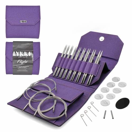 LYKKE - Flight 5" Interchangeable Needles Standard Set Purple