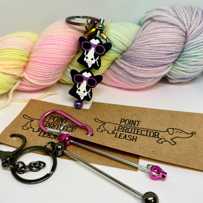 Knitting Keychain - Point Protector Leash - Notions for Bag
